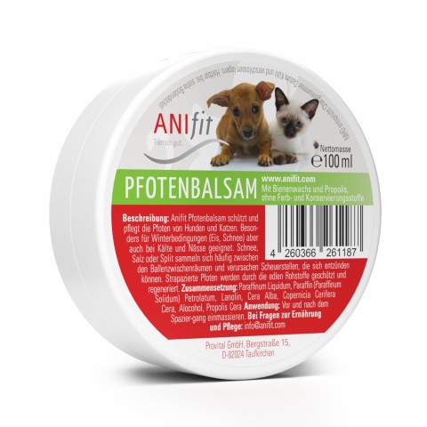 Hond Kat Accessoires Voedingssupplementen Pootbalsem 100 ml 1 Stuk -1- Anifit
