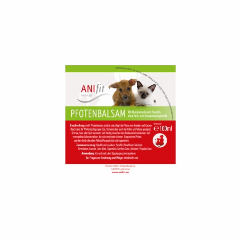 Hond Kat Accessoires Voedingssupplementen Pootbalsem 100 ml 1 Stuk -2- Anifit